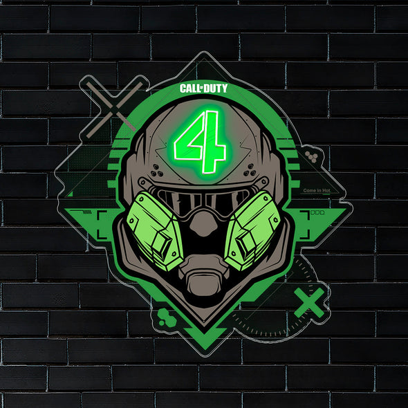 Call of Duty - MASK 4 LED Neon sign - Available NOW!