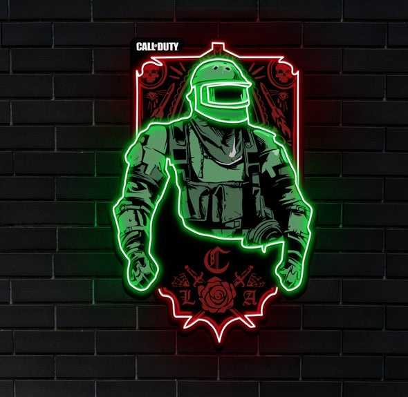 Call of Duty - Armed Mask LED Neon sign - Available NOW!
