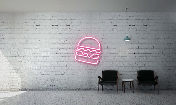 Hearty Burger Logo - Kings Of Neon