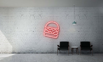 Hearty Burger Logo - Kings Of Neon