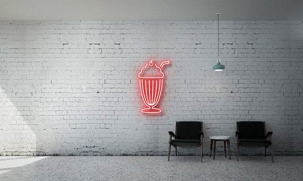 Milkshake with cherry - Kings Of Neon