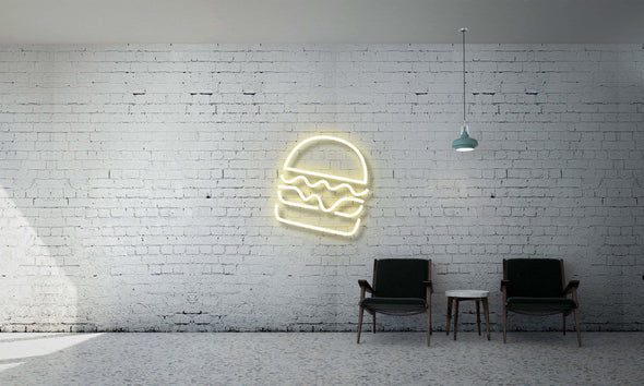 Hearty Burger Logo - Kings Of Neon
