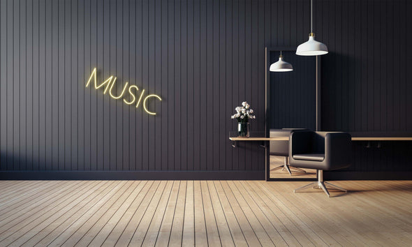 Music Slant Letter - Kings Of Neon