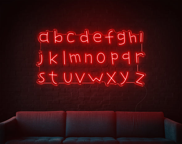 A-Z LED Neon Sign