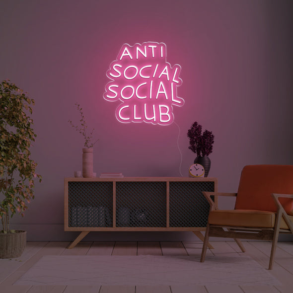 Anti Social Social Club LED Neon Sign