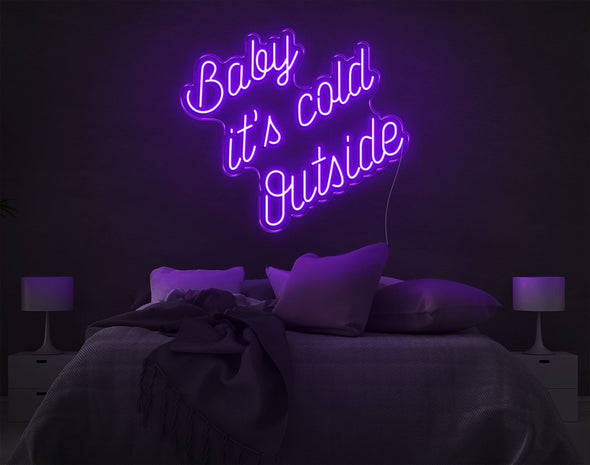 Baby Its Cold Outside LED Neon Sign