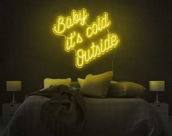 Baby Its Cold Outside LED Neon Sign
