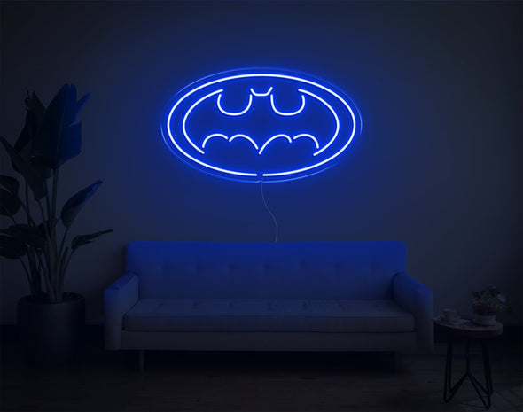 Batman Circled LED Neon Sign