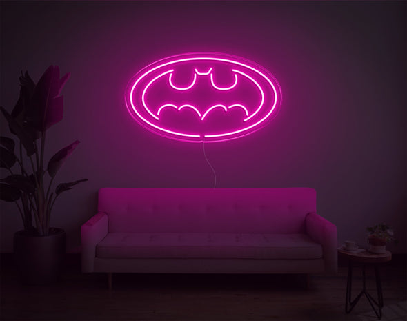 Batman Circled LED Neon Sign