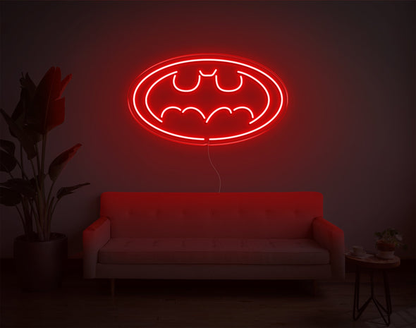 Batman Circled LED Neon Sign