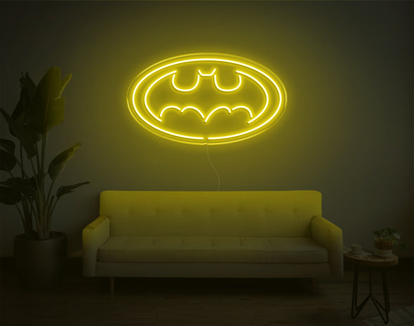 Batman Circled LED Neon Sign