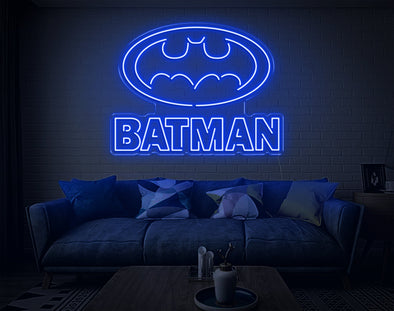 Batman Logo Neon Sign