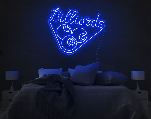 Billiards LED Neon Sign