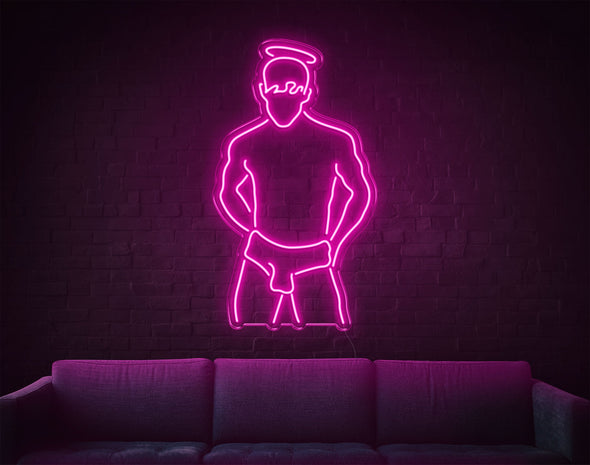 Angel Boy LED Neon Sign