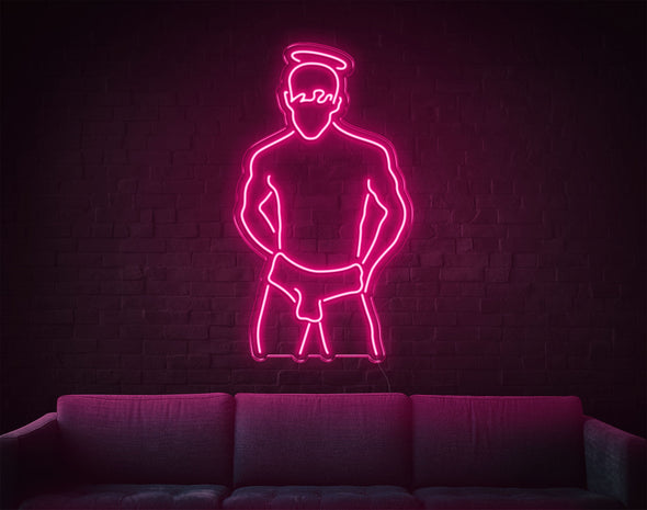 Angel Boy LED Neon Sign