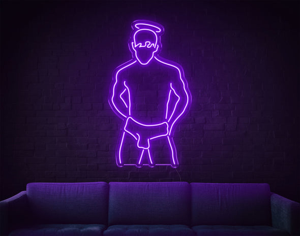 Angel Boy LED Neon Sign