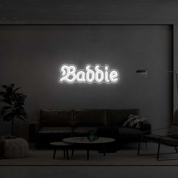 Baddie LED Neon Sign