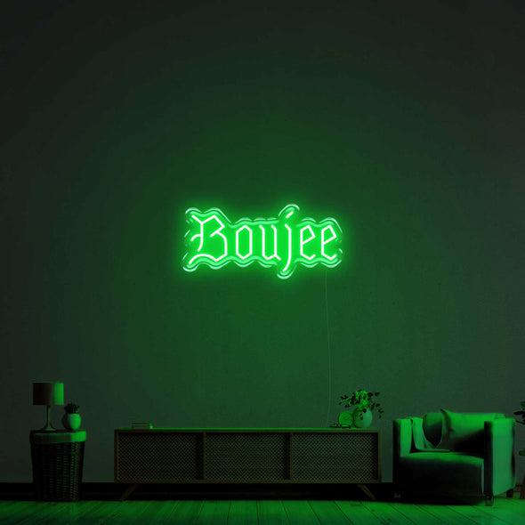 Boujee LED Neon Sign