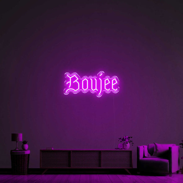 Boujee LED Neon Sign