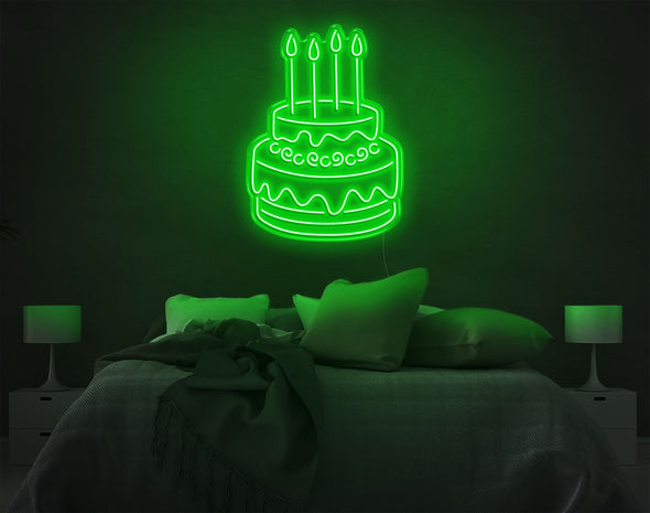 Cake LED Neon Sign