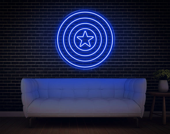Captain America LED Neon Sign