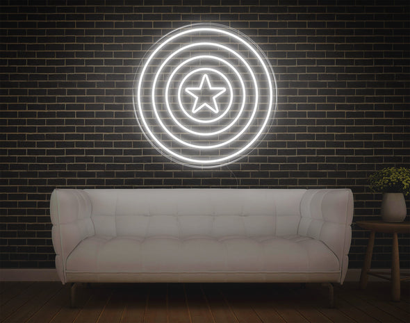 Captain America LED Neon Sign