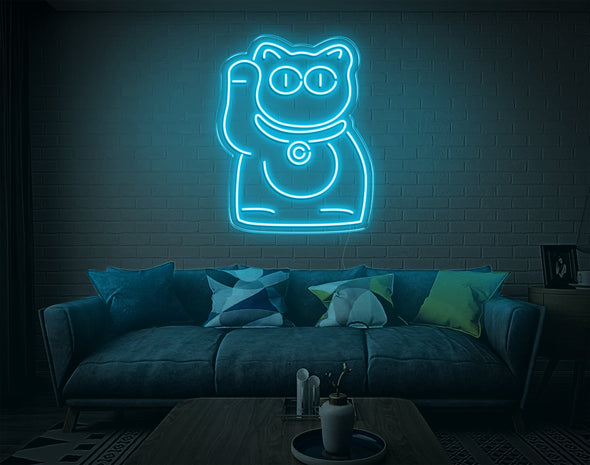 Japanese Cat LED Neon Sign