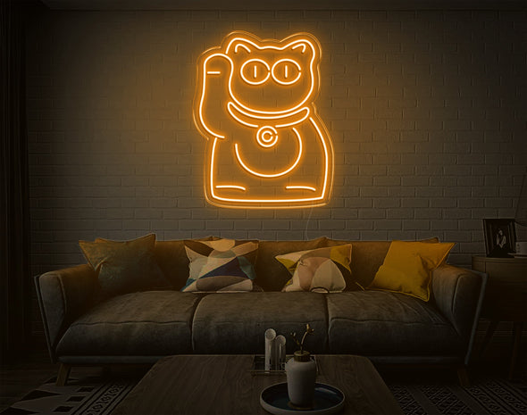 Japanese Cat LED Neon Sign