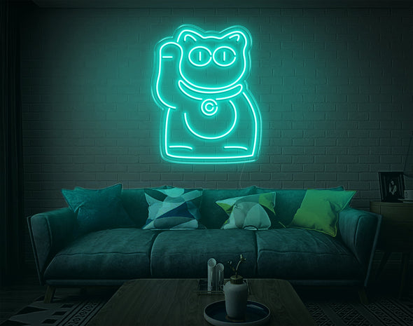 Japanese Cat LED Neon Sign