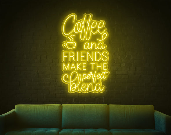 Coffee And Friends LED Neon Sign