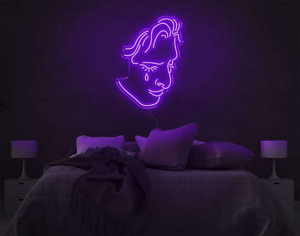 Crying LED Neon Sign