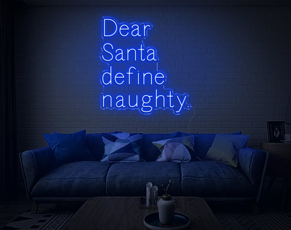 Dear Santa LED Neon Sign