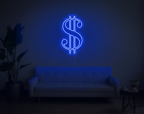 Dollar Sign LED Neon Sign