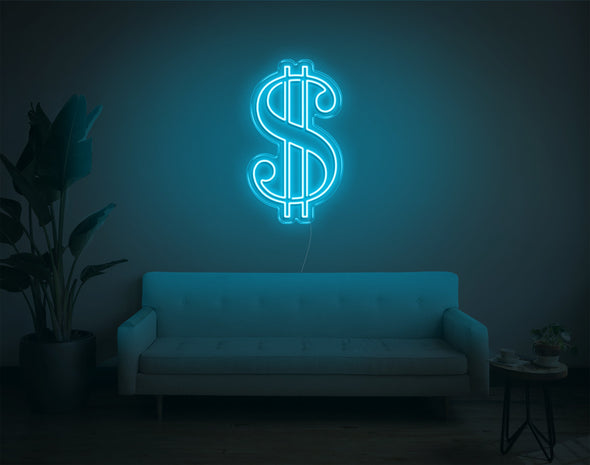 Dollar Sign LED Neon Sign