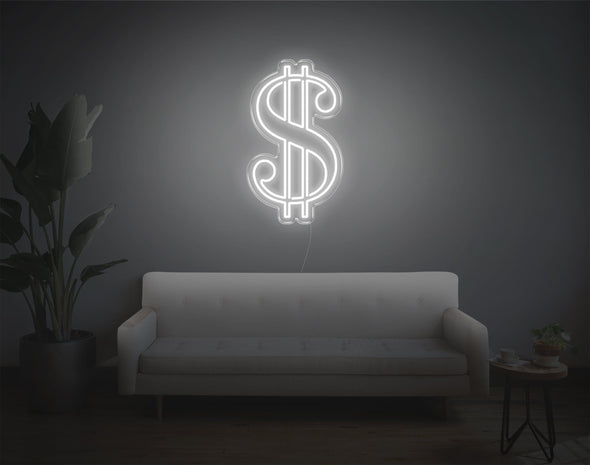 Dollar Sign LED Neon Sign