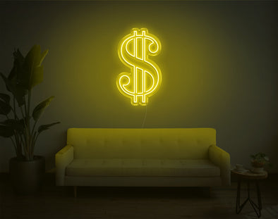 Dollar Sign LED Neon Sign