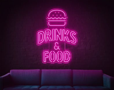 Drinks & Food LED Neon Sign