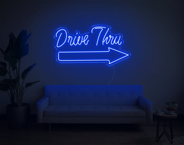 Drive Thru LED Neon Sign