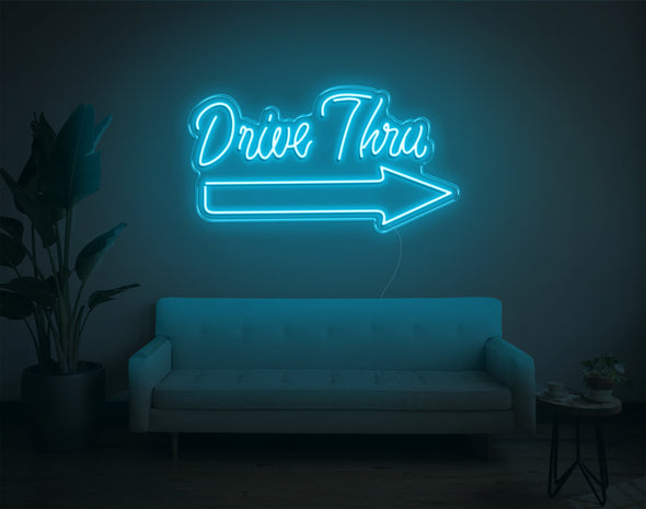 Drive Thru LED Neon Sign