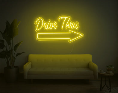 Drive Thru LED Neon Sign