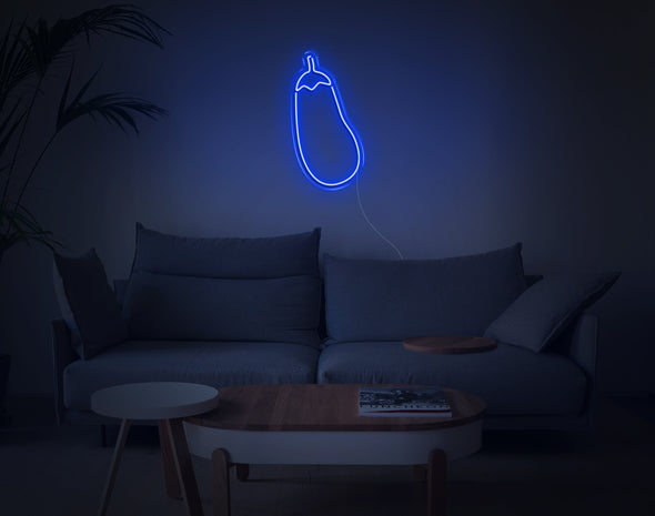 Eggplant LED Neon Sign