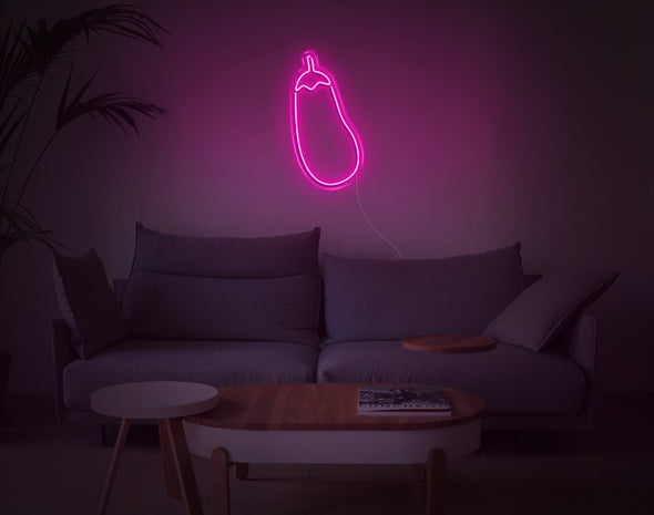 Eggplant LED Neon Sign