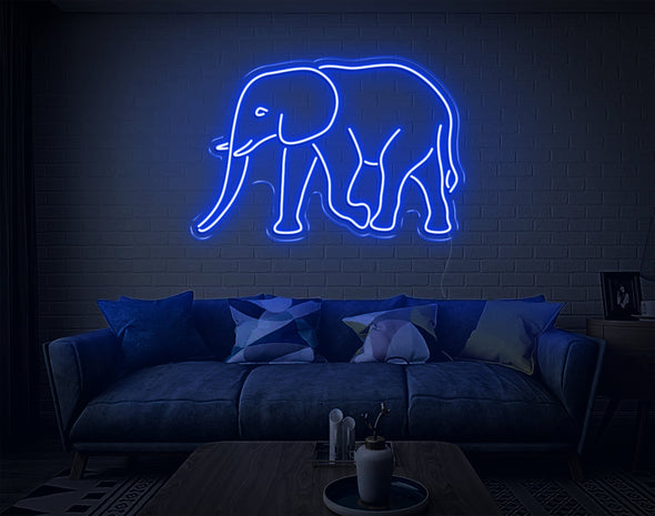 Elephant LED Neon Sign