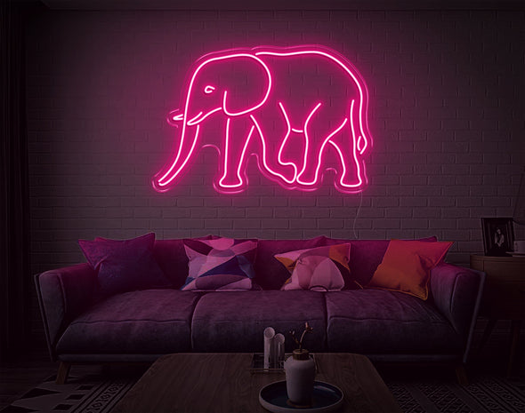 Elephant LED Neon Sign