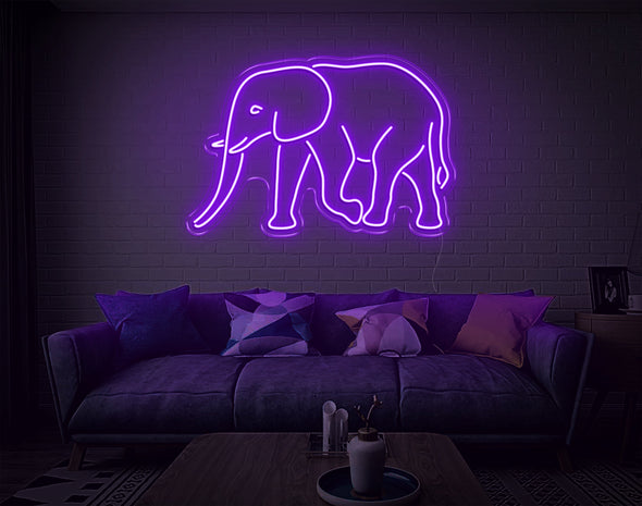 Elephant LED Neon Sign