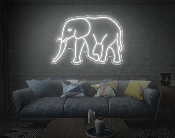 Elephant LED Neon Sign