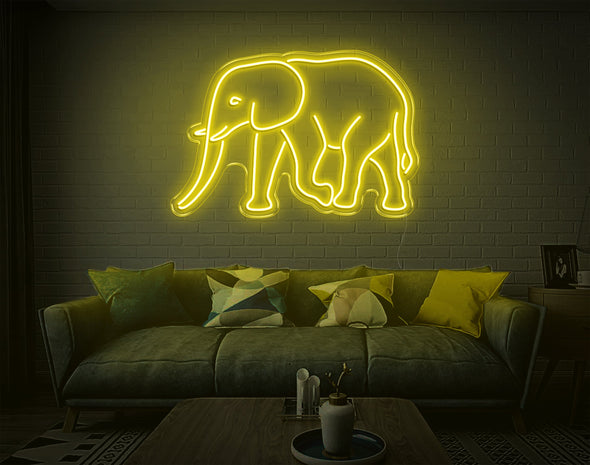 Elephant LED Neon Sign