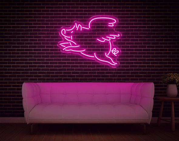 Flying Pig LED Neon Sign