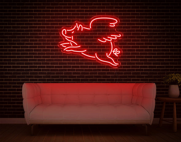 Flying Pig LED Neon Sign