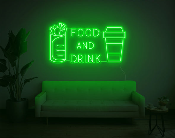 Food and Drink LED Neon Sign